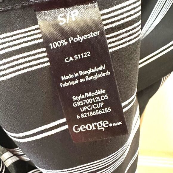 George black and white striped sleeveless top - Picture 7 of 9